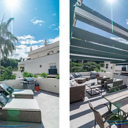Apartment Sensational And Exotic 3-bedroom Retreat In Nueva Andalucia With A Palm Garden