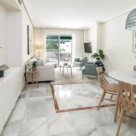 Sensational And Exotic 3-bedroom Retreat In Nueva Andalucia With A Palm Garden Marbella