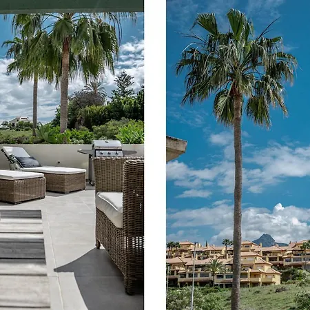 Apartment Sensational And Exotic 3-bedroom Retreat In Nueva Andalucia With A Palm Garden
